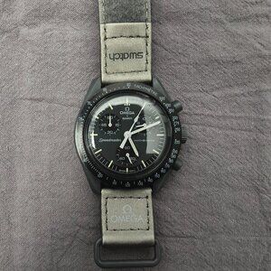 🔥HOT🔥 NWT Swatch X Omega Bioceramic Moonswatch Mission To Mercury Watch